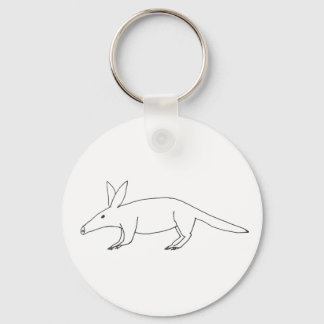 Badly Drawn Aardvark Key Ring