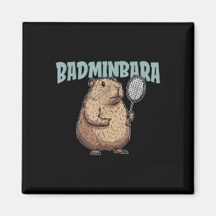 Badminbara Shuttle Racquet - Team Badminton Capyba Magnet