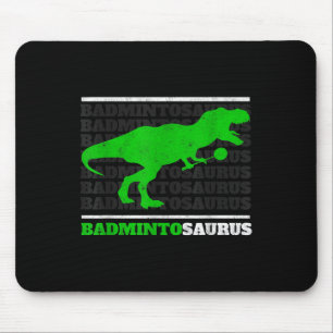 Badminto Saurus Rex Birdie Shuttle Dino Badminton Mouse Mat