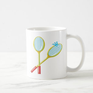 Badminton 3 coffee mug
