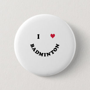 Badminton 6 Cm Round Badge