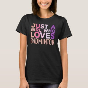 Badminton Apparel for Badminton Player for Women T-Shirt