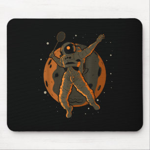 Badminton Astronaut Outer Space Spaceman Mouse Mat