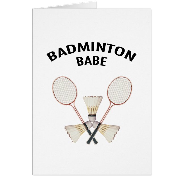 Badminton Babe (Front)