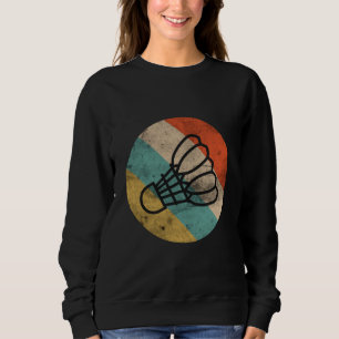 Badminton Badminton Ball Vintage Sweatshirt