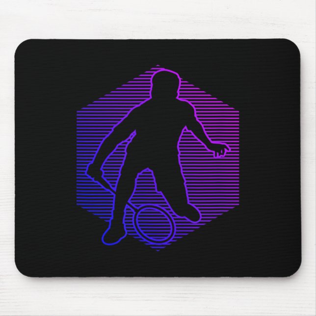 Badminton Badminton Player Men Women Shuttle  Mouse Mat (Front)