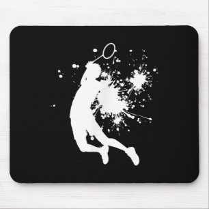 Badminton Badminton Player Mens Squash Shuttle Mouse Mat