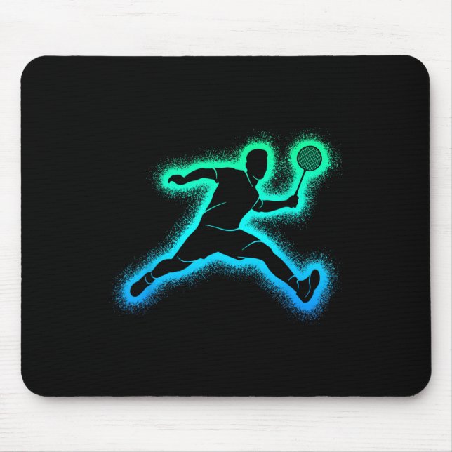Badminton Badminton Player  Mouse Mat (Front)
