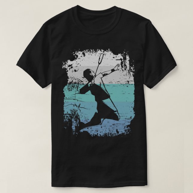 Badminton Badminton Player Retro 4 T-Shirt (Design Front)