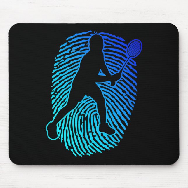 Badminton Badminton Player Squash Shuttle  Mouse Mat (Front)