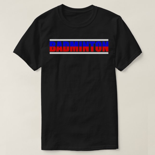 Badminton Badminton Player T 2 T-Shirt (Design Front)