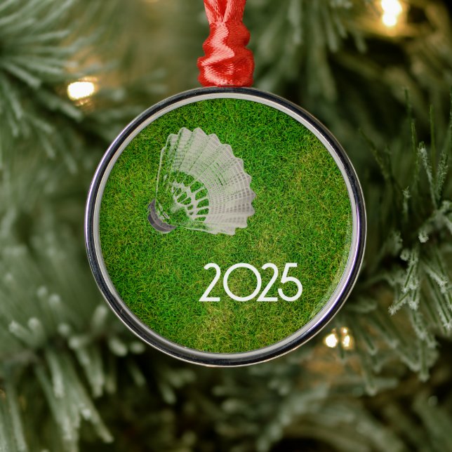 Badminton Birdie, Green Grass Ornament (Tree)