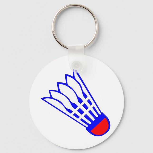 Badminton Birdie Key Ring (Front)