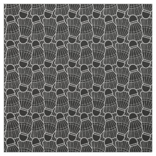 Badminton birdie pattern for badminton lovers fabric