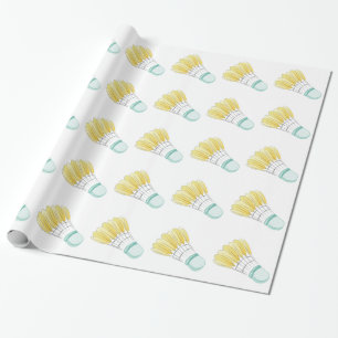 Badminton Birdie Wrapping Paper