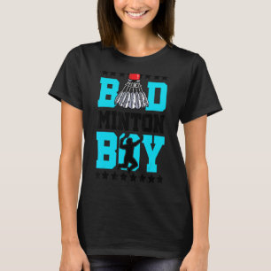 Badminton Boy Noun Definition Shuttlecock Badminto T-Shirt