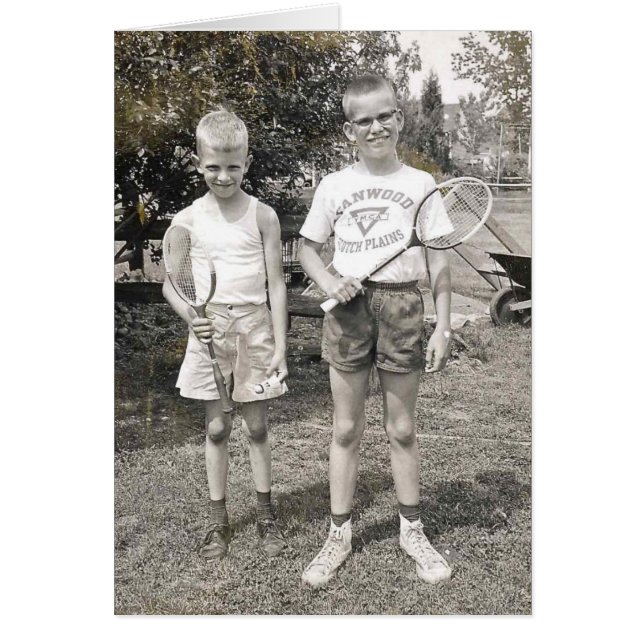 Badminton brothers from the 60's (Front)