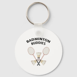Badminton Buddies Key Ring