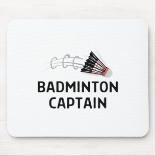 Badminton Captain Outfit Women Men Mouse Mat