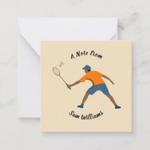 Badminton Card