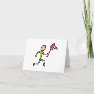 Badminton Card