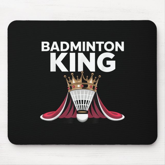 Badminton Champion Majestic Shuttle For True Kings Mouse Mat (Front)