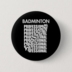 Badminton Champion Shuttle Racket Smash Tournament 6 Cm Round Badge