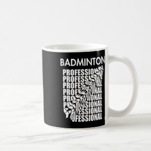 Badminton Champion Shuttle Racket Smash Tournament Coffee Mug