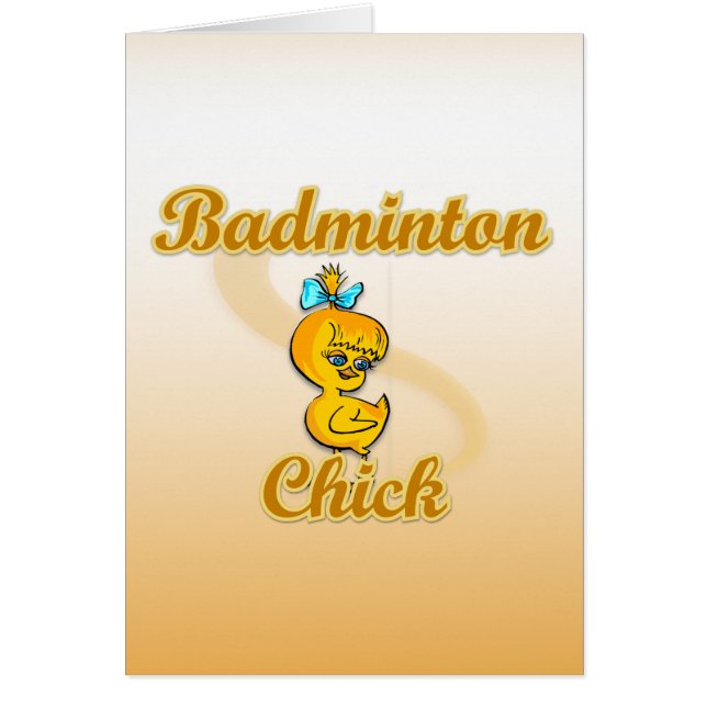 Badminton Chick (Front)