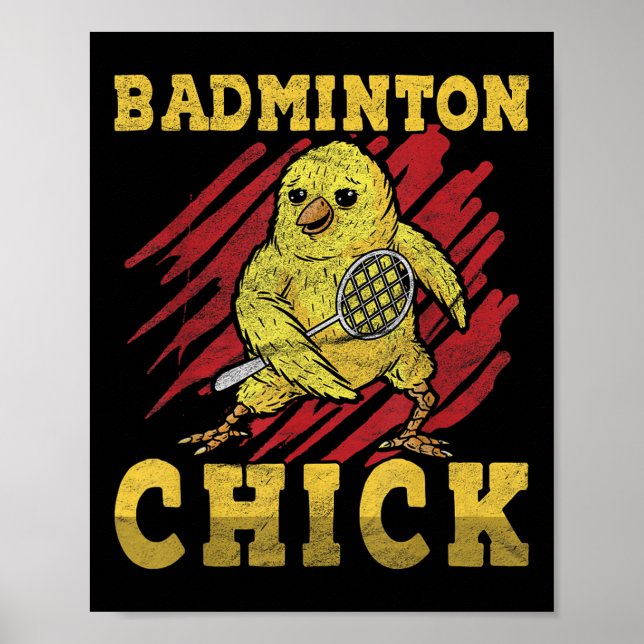 Badminton Chick  Poster (Front)