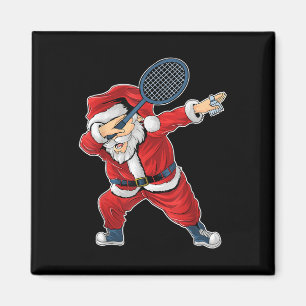 Badminton Christmas Dabbing Santa Claus With Shutt Magnet