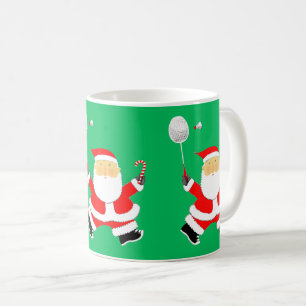 Badminton Christmas Holiday Gift Coffee Mug