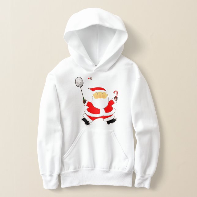 Badminton Christmas Sweatshirt (Laydown)