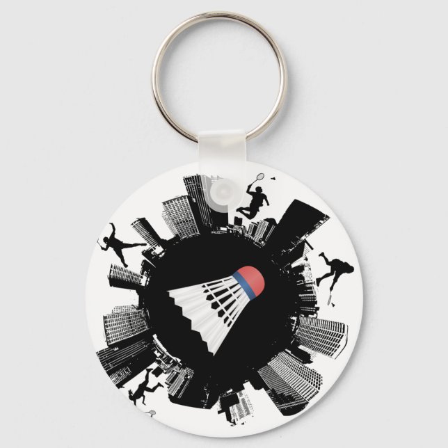 Badminton City Key Ring (Front)