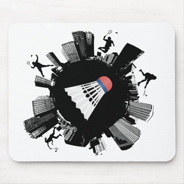 Badminton City Mouse Mat (Front)