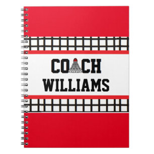 Badminton Coach - Personalised Notebook