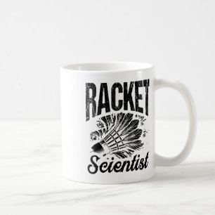 Badminton Coach Shuttle Racket Coffee Mug