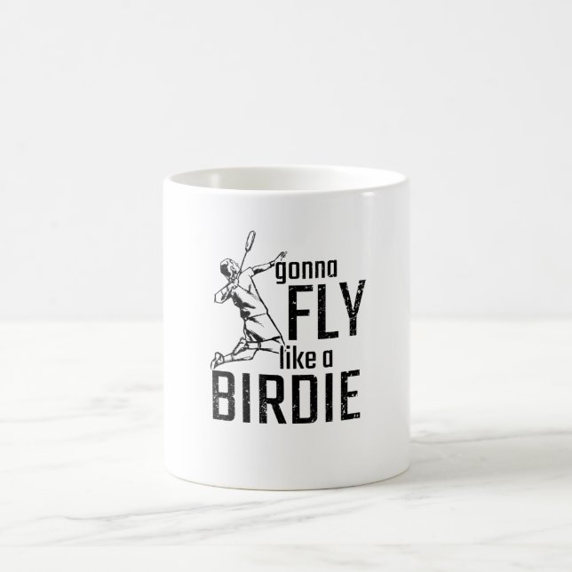 Badminton Coffee Mug (Center)