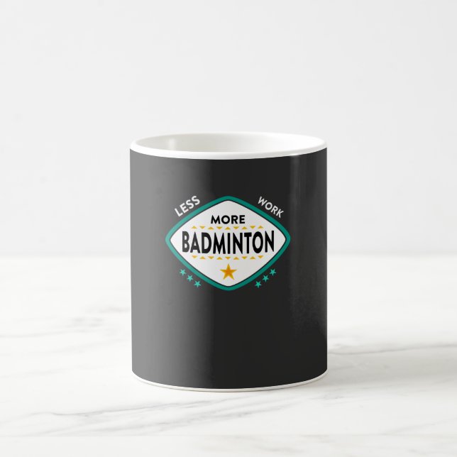 Badminton Coffee Mug (Center)