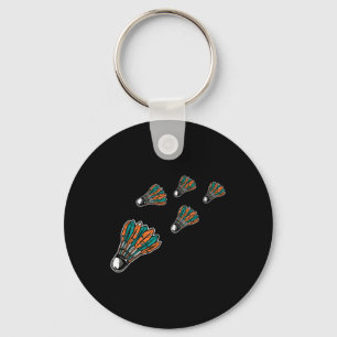 Badminton Colourful Shuttle For Badminton Player M Key Ring