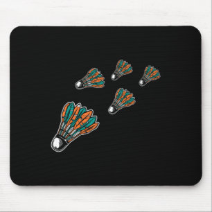 Badminton Colourful Shuttle For Badminton Player M Mouse Mat