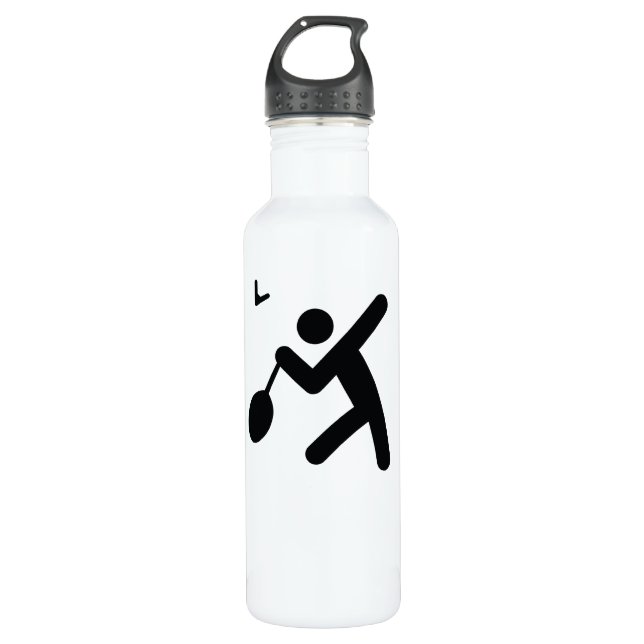 BADMINTON | cool sport icon 710 Ml Water Bottle (Front)