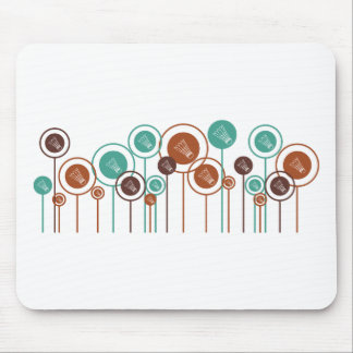 Badminton Daisies Mouse Mat