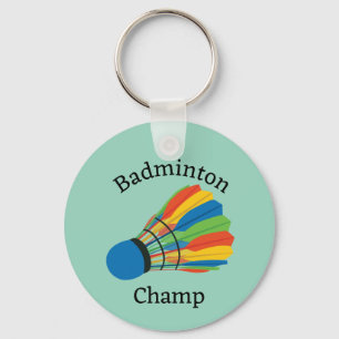 Badminton  Design Key Ring