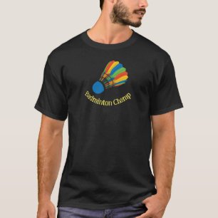 Badminton Design T-Shirt
