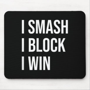 Badminton Enthusiasts Meme Quote Mouse Mat