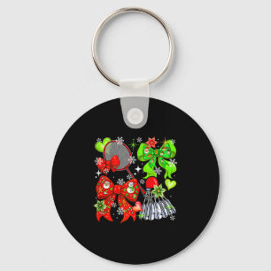 Badminton Equipment Christmas Player Team Colorful Key Ring