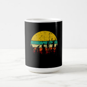 Badminton Evolution Retro Badminton Player Coffee Mug