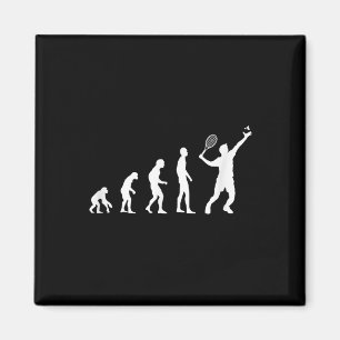 Badminton Evolution Shuttle Funny Magnet