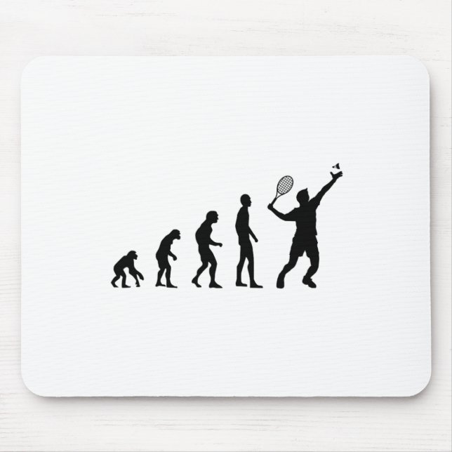 Badminton Evolution Shuttle Funny  Mouse Mat (Front)